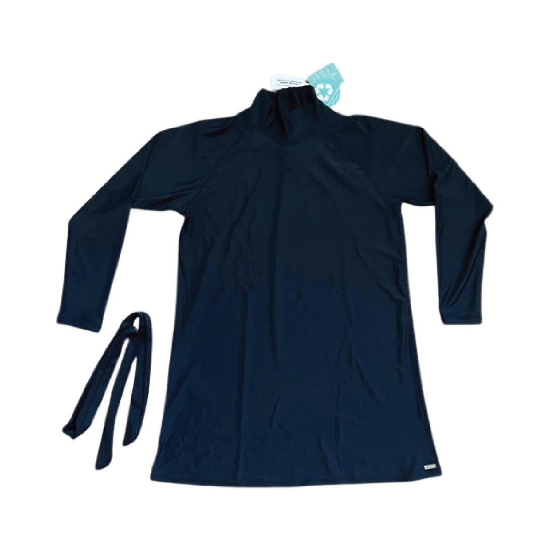 Modest Rash Guard w/Belt ‐ Black