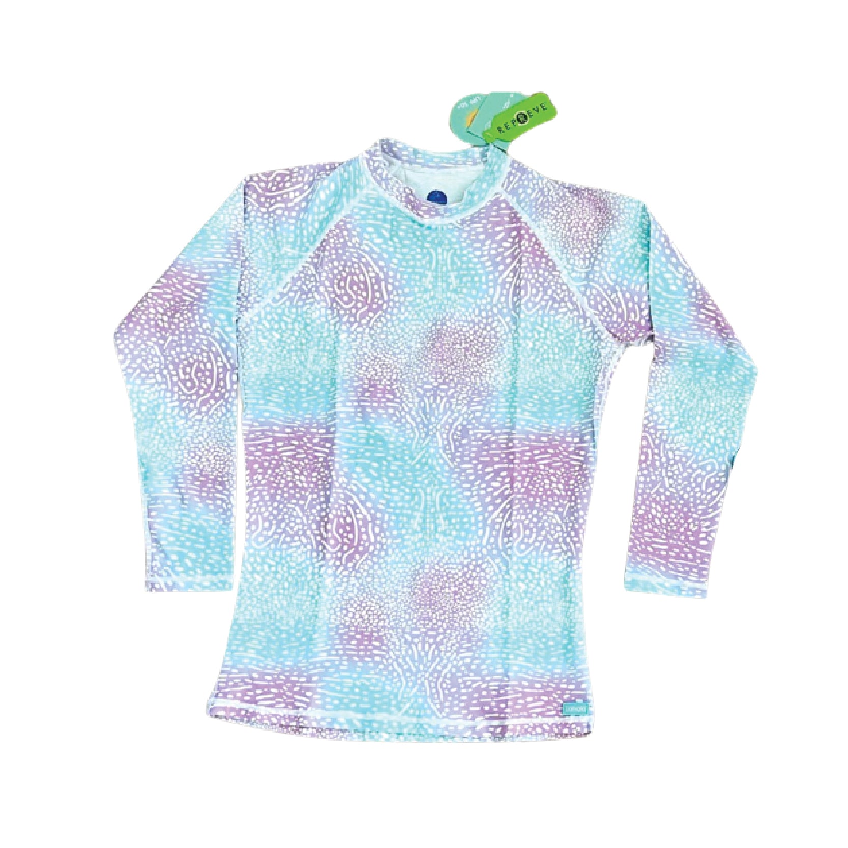 Long Sleeve Rash Guard ‐ Adult ‐ Purple (Whale Shark Pattern)