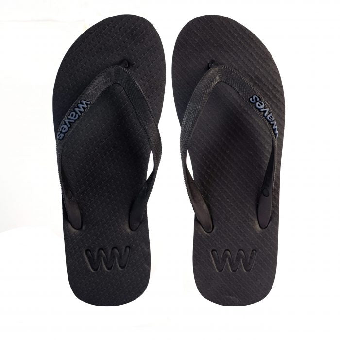 WAVES FLIP FLOP -BLACK
