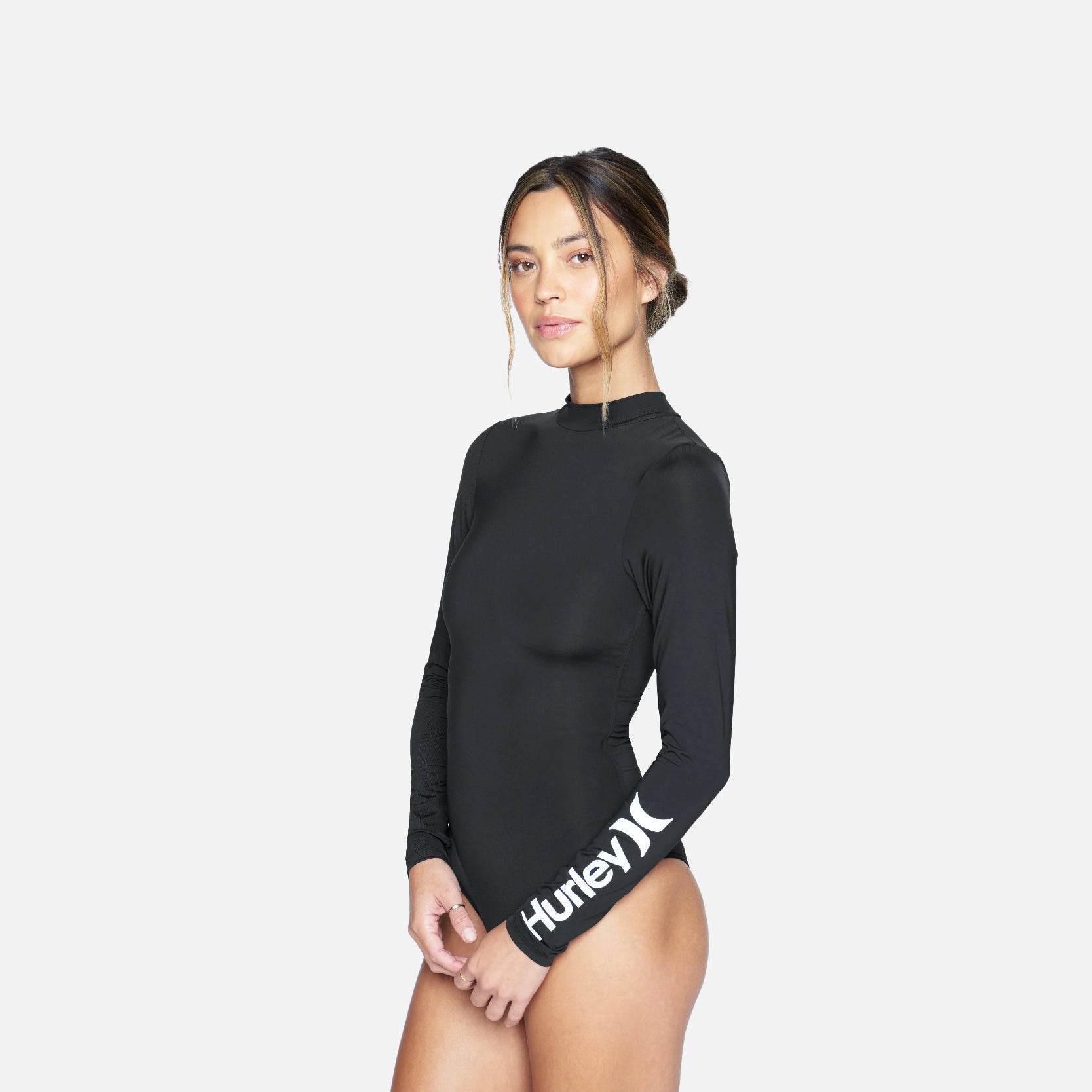OAO SOLID ZIP BACK SURF SUIT