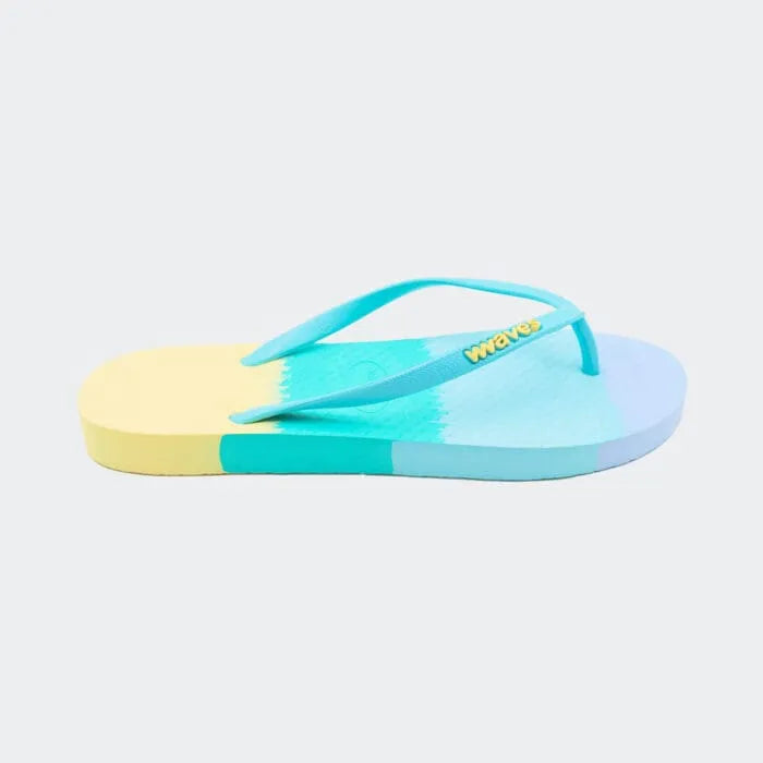 WAVES FLIP FLOP WEDGE -MINT BANAN