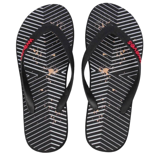 WAVES FLIP FLOP - BLACK
