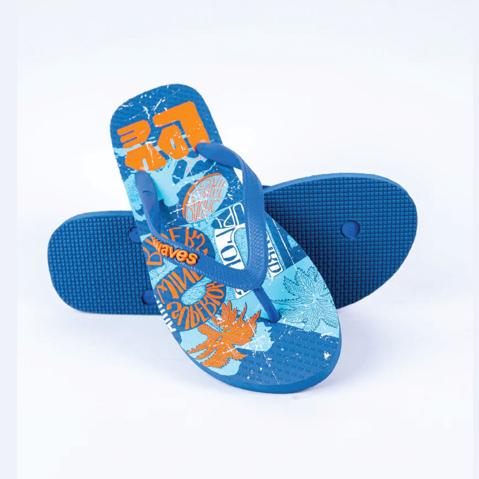 WAVES FLIP FLOP WEDGE - MAIO BLUE