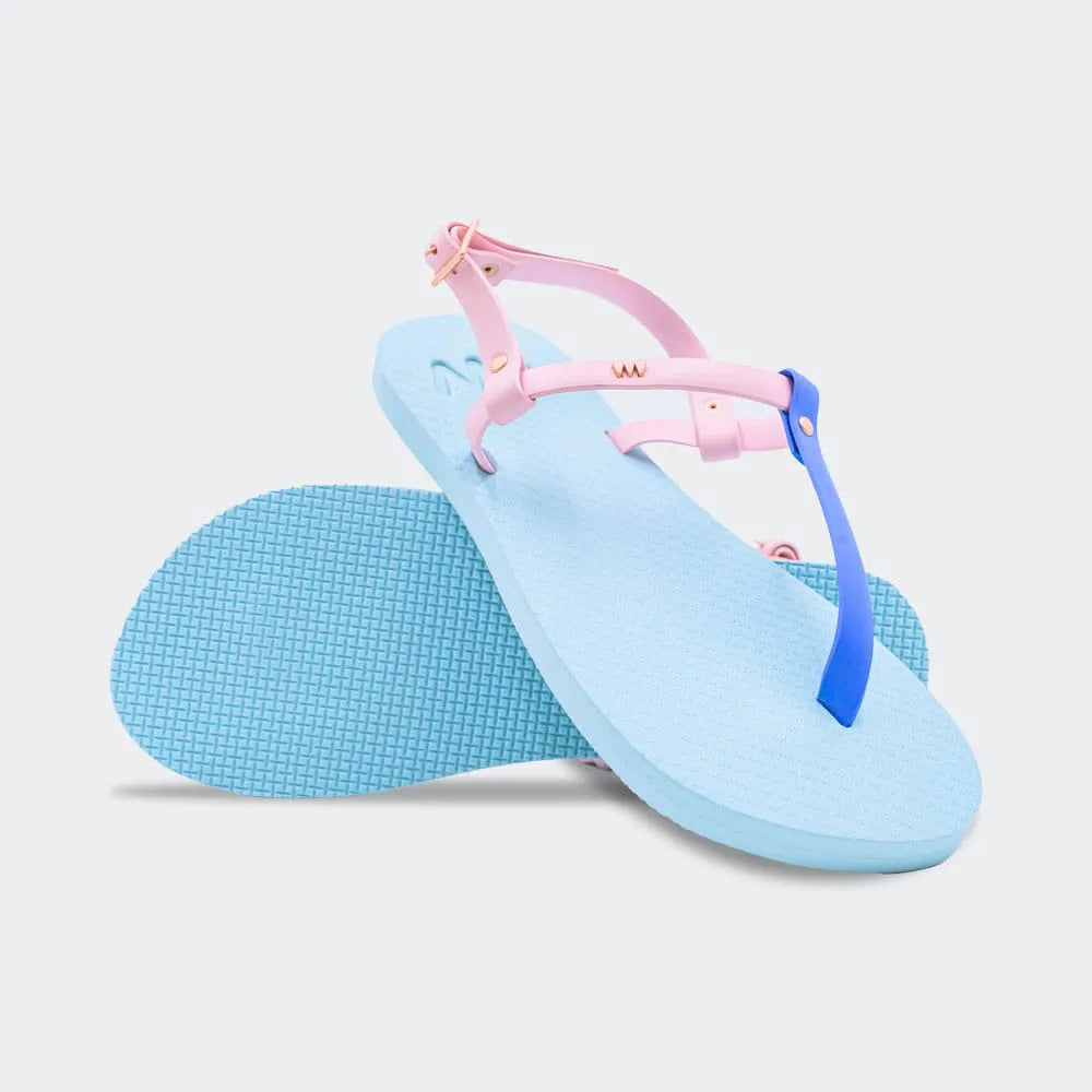WAVES FLIP FLOP-BLUE