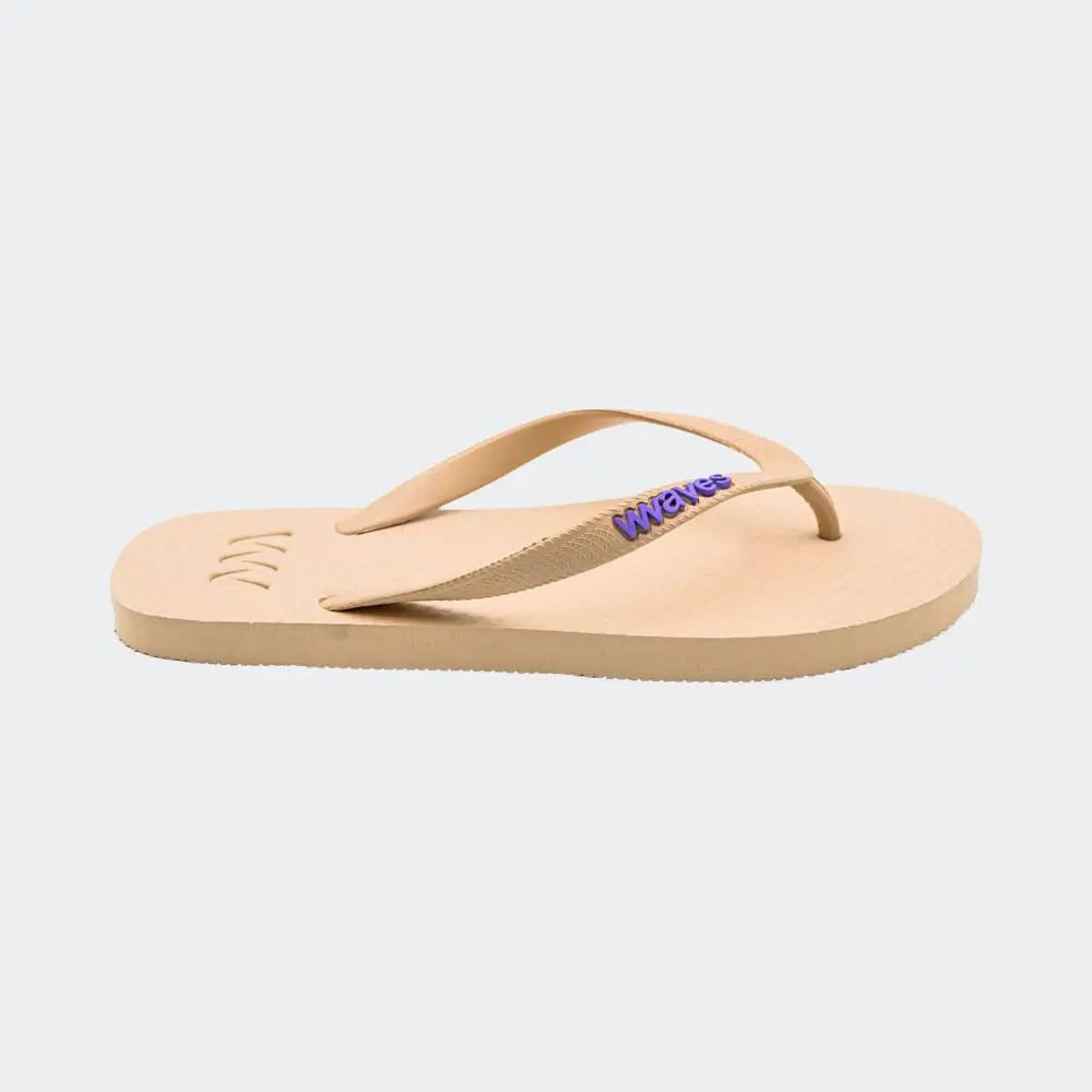 WAVES FLIP FLOP -BEIGE