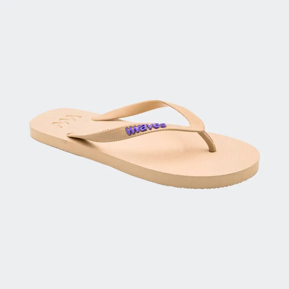 WAVES FLIP FLOP -BEIGE