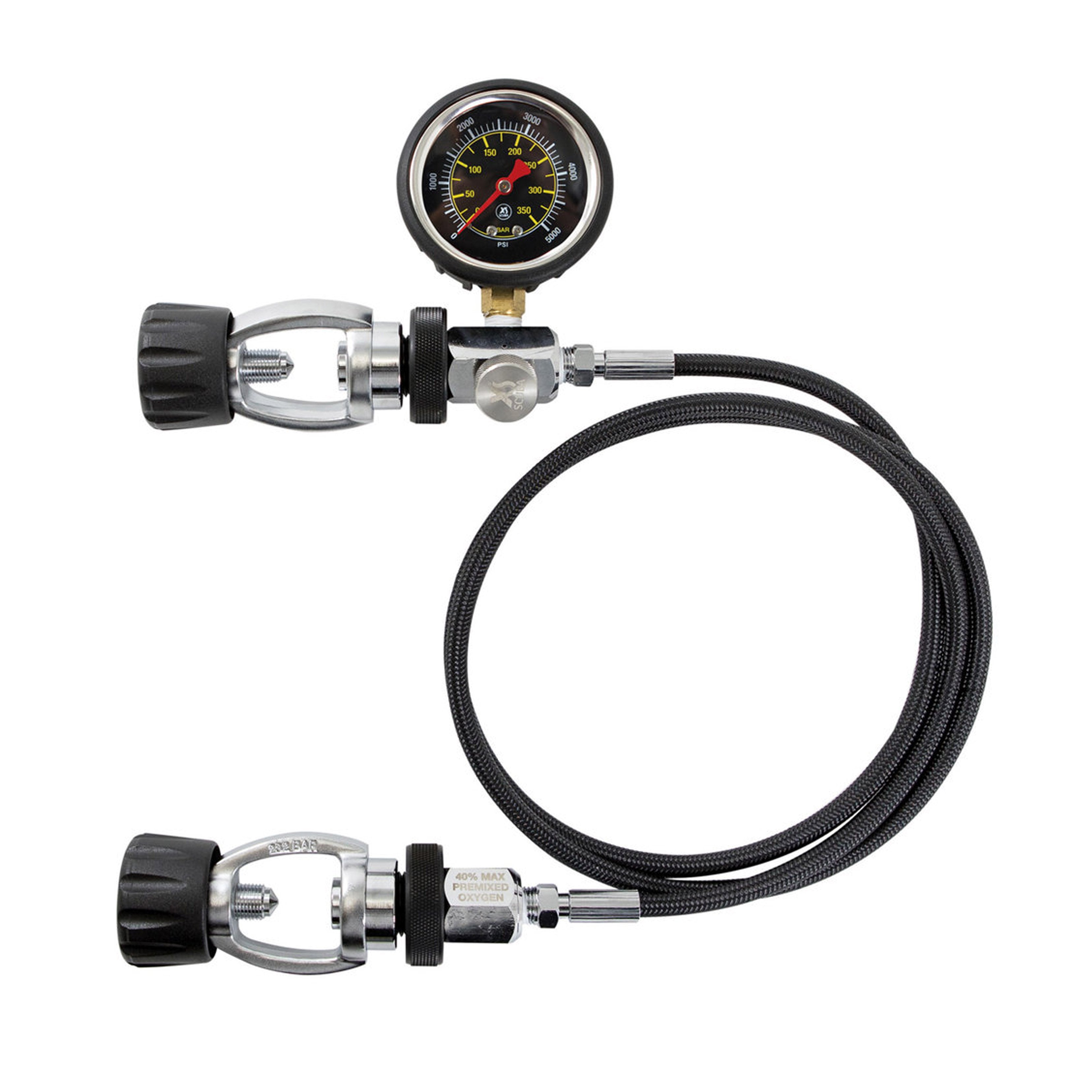 DELUXE CYLINDER EQUALIZER WITH BRAIDED HP HOSE