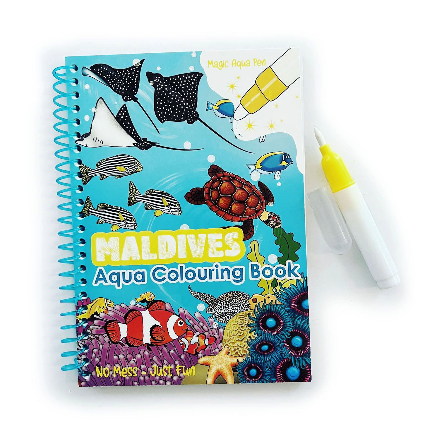 MALDIVES AQUA COLOURING BOOK
