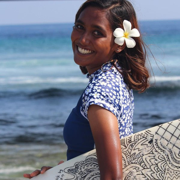 LANALA LADIES FLOWER RASHGUARD