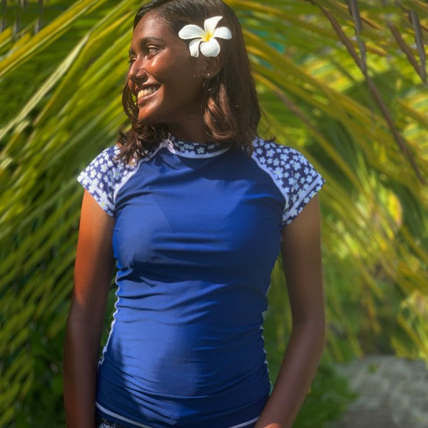 LANALA LADIES FLOWER RASHGUARD