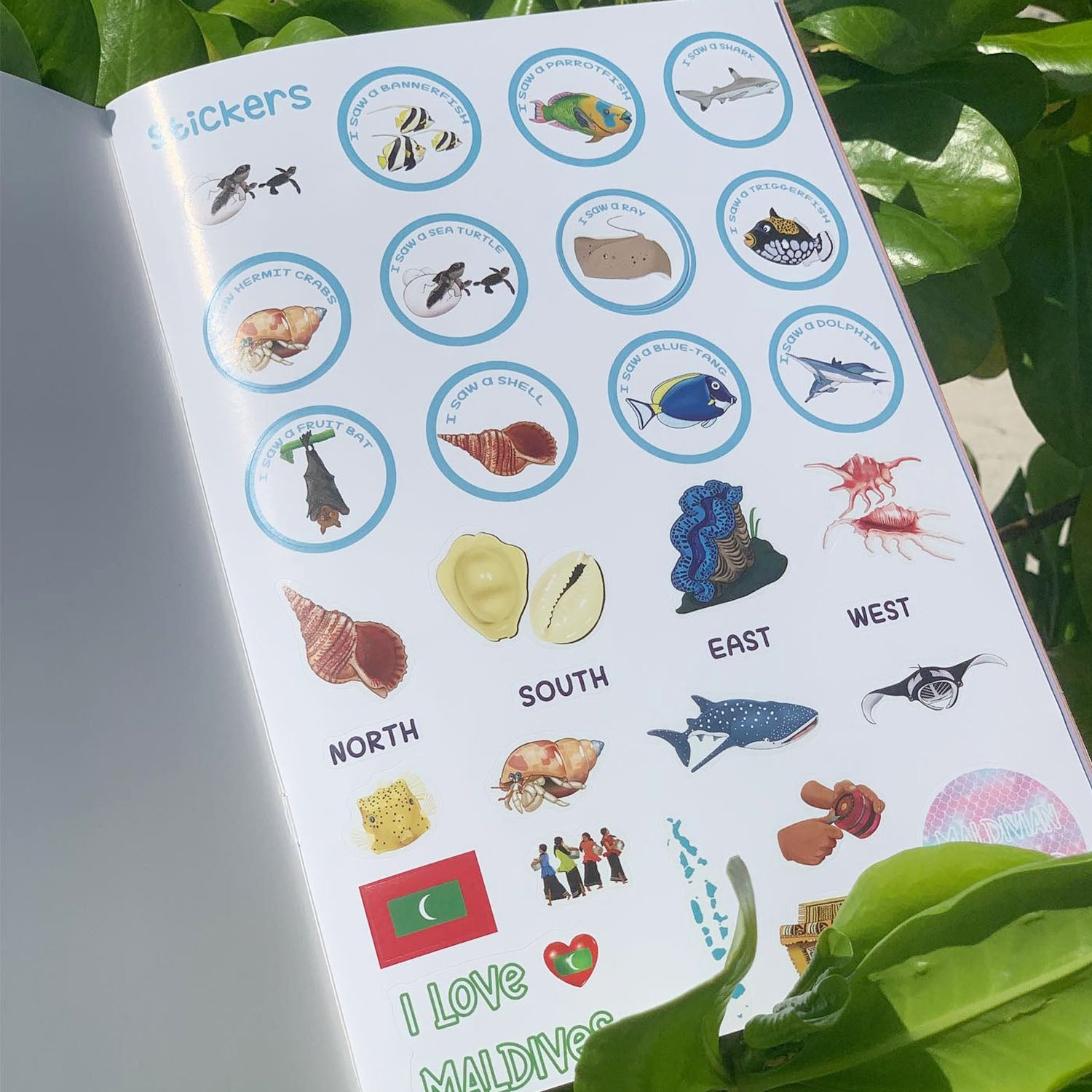 COLOURING STICKER & LOG BOOK