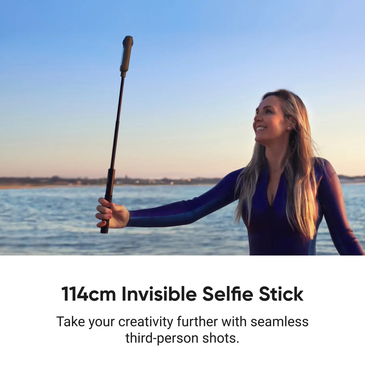 INSTA360 INVISIBLE SELFIE STICK (23.3cm  to 114.0cm)