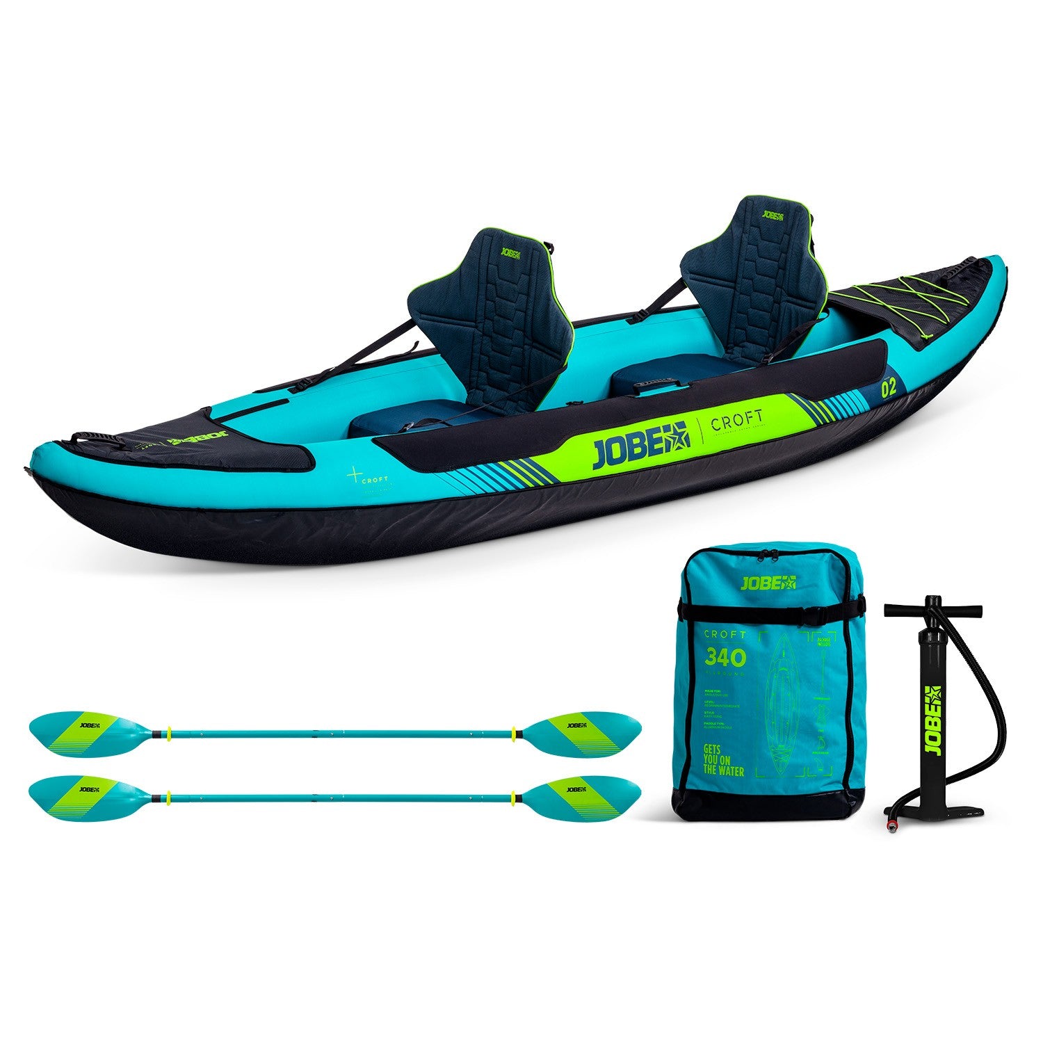 CROFT INFLATABLE KAYAK - TEAL