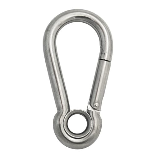 CARABINER HOOK WITH EYELET
