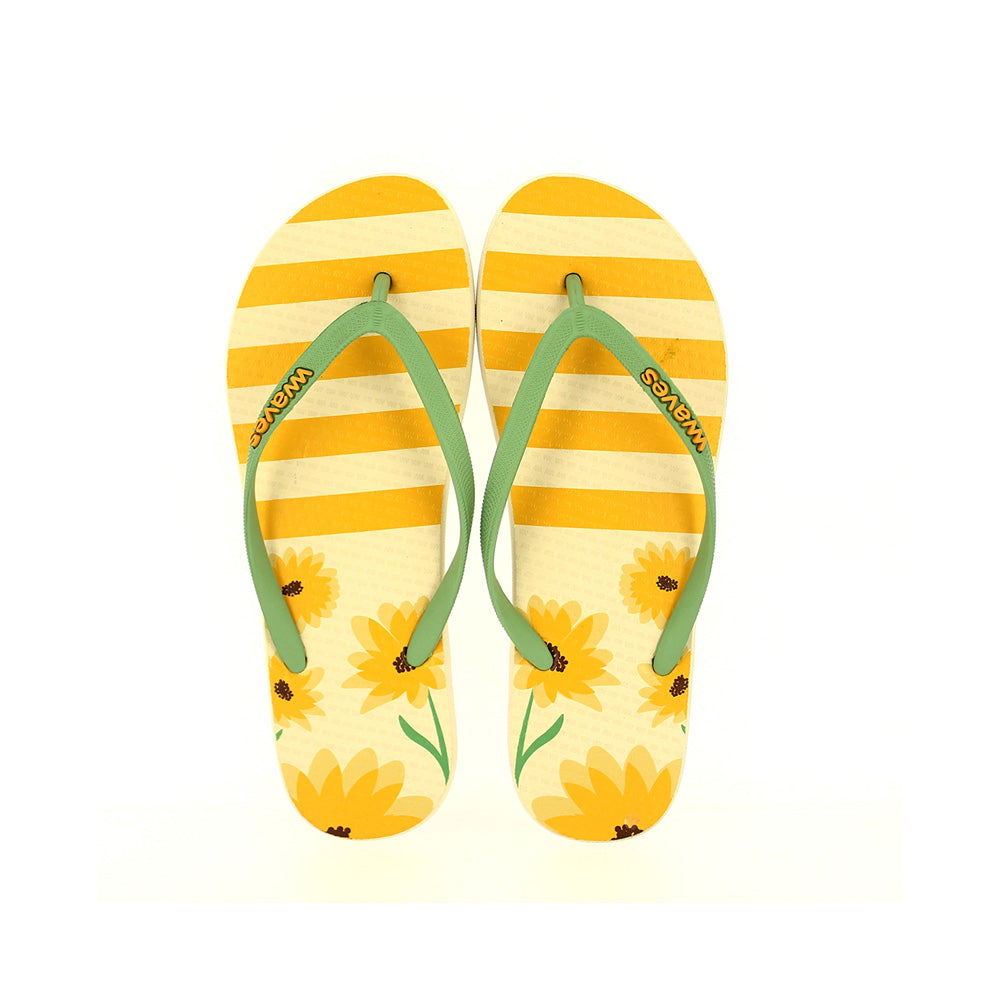 WAVES FLIP FLOP - YELLOW