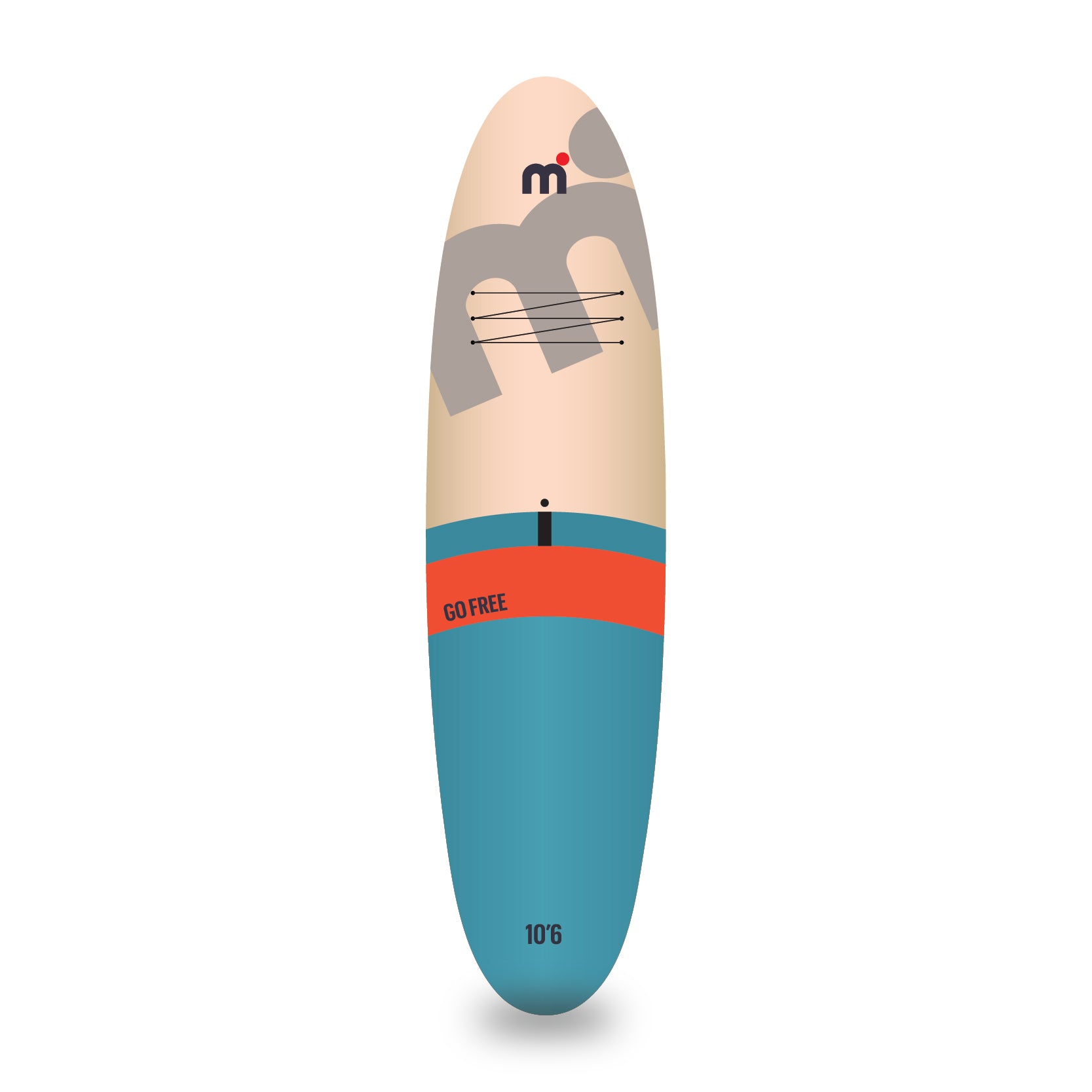 GO FREE SOFT DECK SUP 10'6