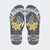 WAVES FLIP FLOP WEDGE -YELLOW,ASH