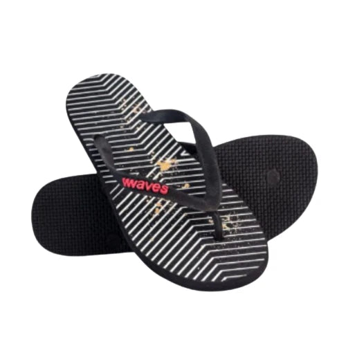 WAVES FLIP FLOP - BLACK