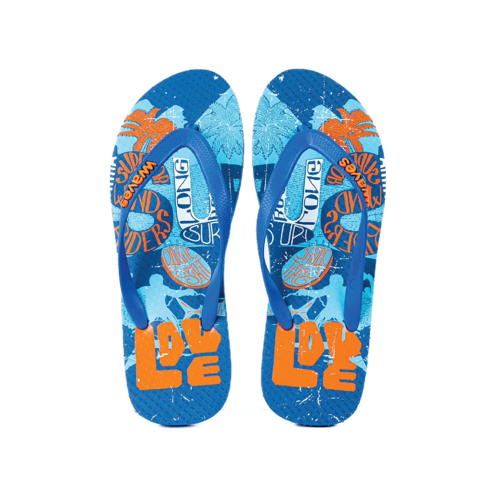 WAVES FLIP FLOP WEDGE - MAIO BLUE