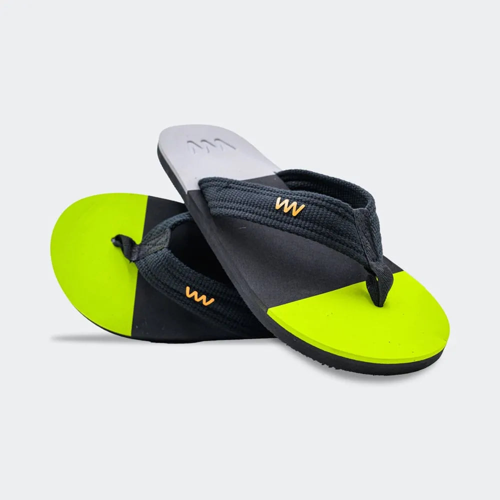 WAVES FLIP FLOP LIME,BLACK, ASH