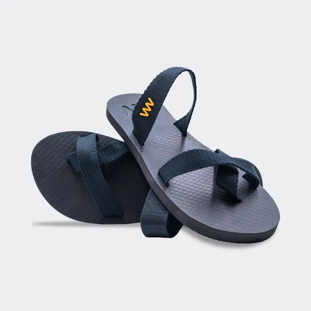 WAVES FLIP FLOP - BLACK