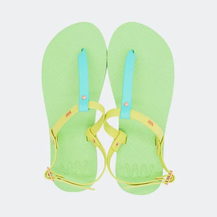 WAVES FLIP FLOP-GREEN,BLUE