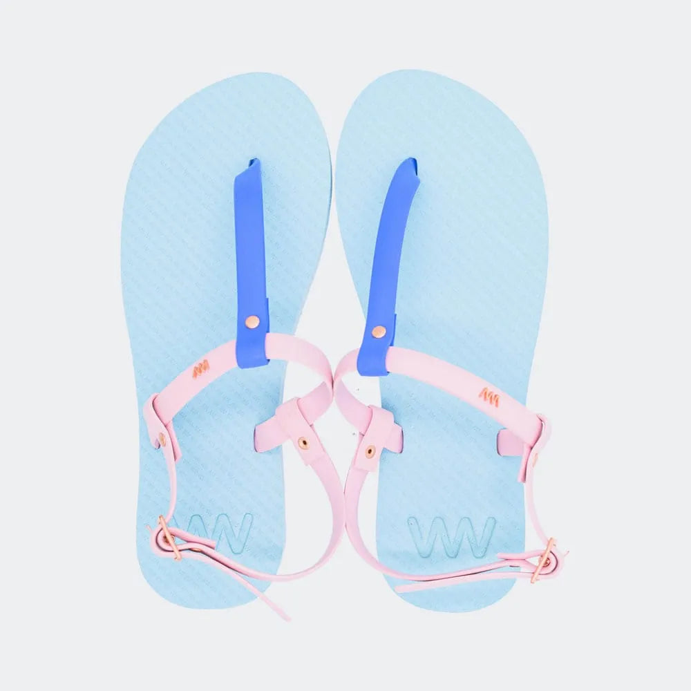WAVES FLIP FLOP-BLUE