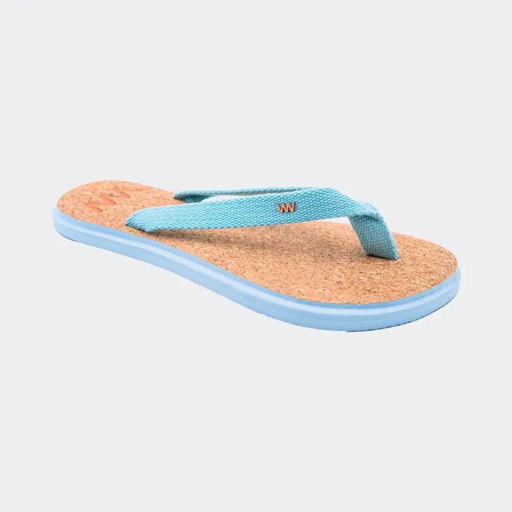 WAVES FLIP FLOP - PASTEL BLUE