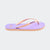 WAVES FLIP FLOP-CREAM, LIGHT PURPLE